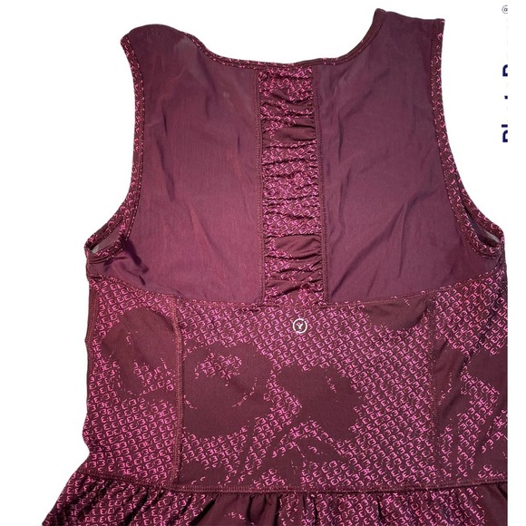 American Eagle Burgundy Peplum Workout Top - Picture 6 of 6